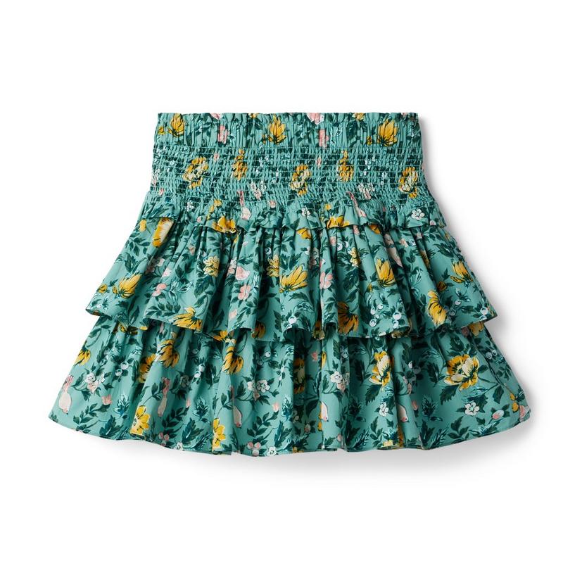The Hailey Floral Smocked Skirt - Janie And Jack